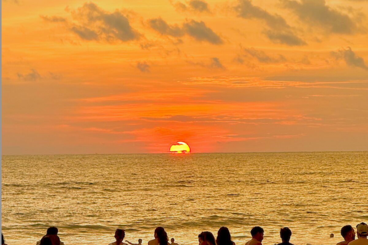 La Punta beach at golden hour